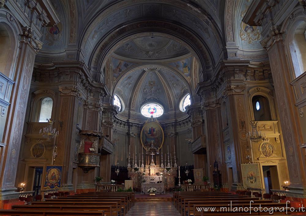 Chiavazza (Biella, Italy) - Interior of the Church of Santa Maria Assunta and San Quirico